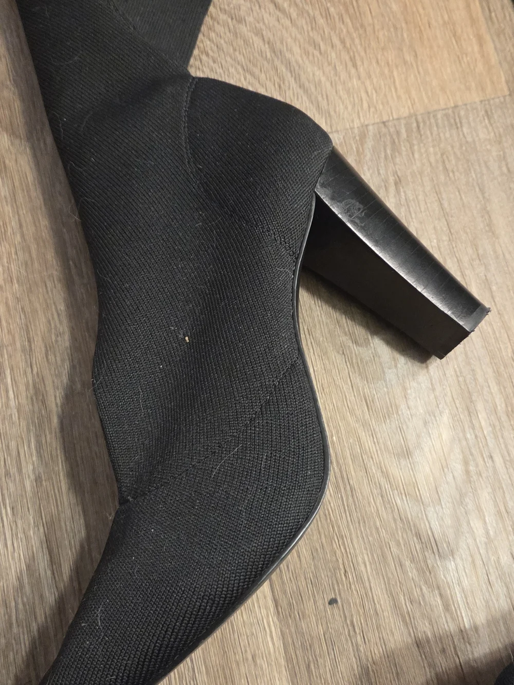Charles by Charles David Black Over-the-Knee Stretch Heel Boots